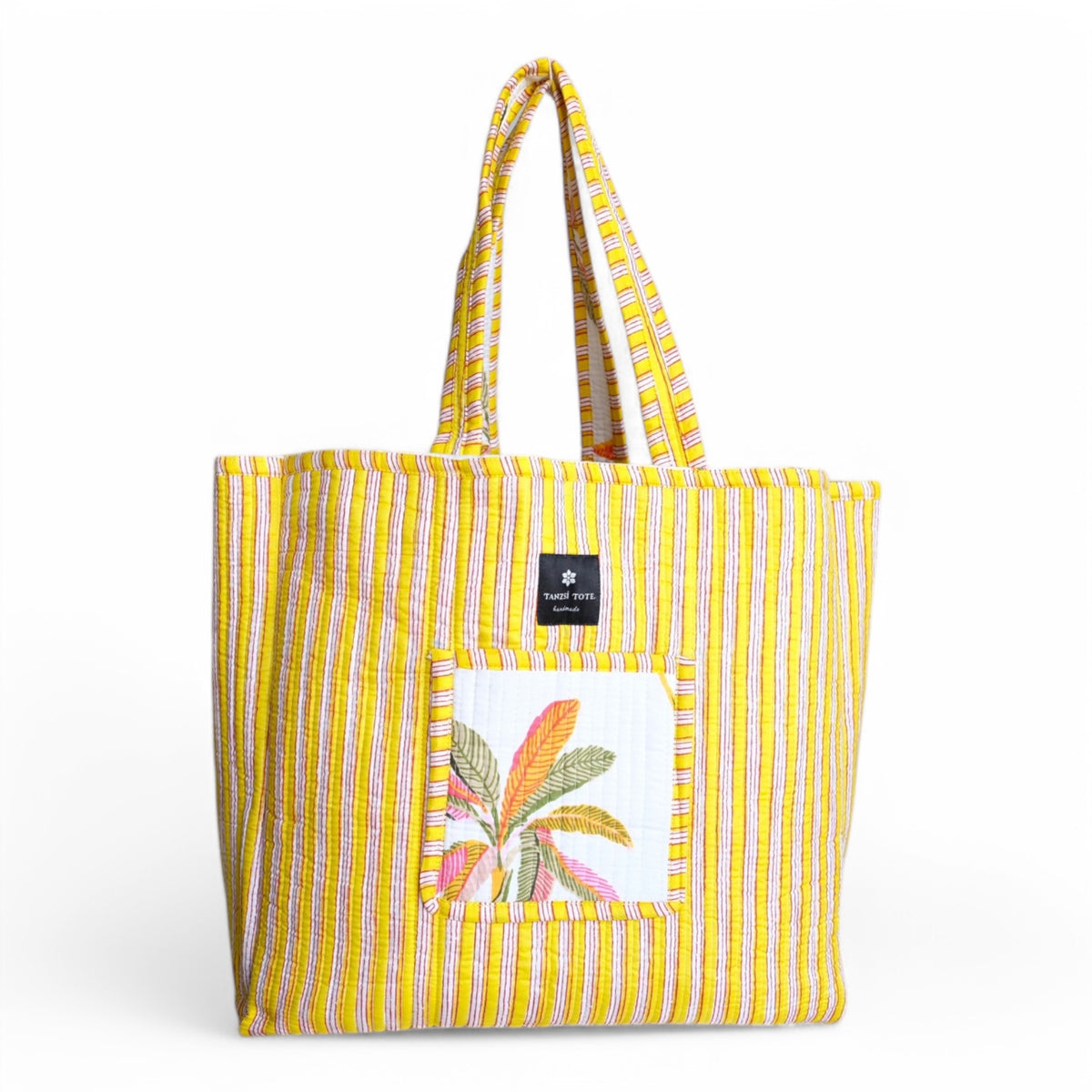 SUNSET PALM TOTE