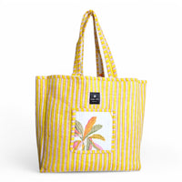 SUNSET PALM TOTE
