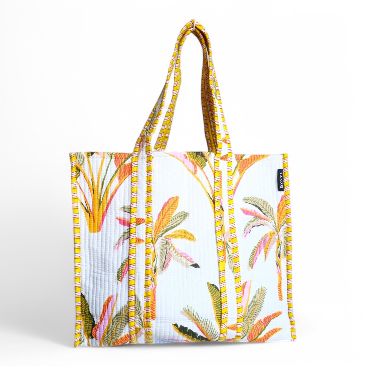 SUNSET PALM TOTE