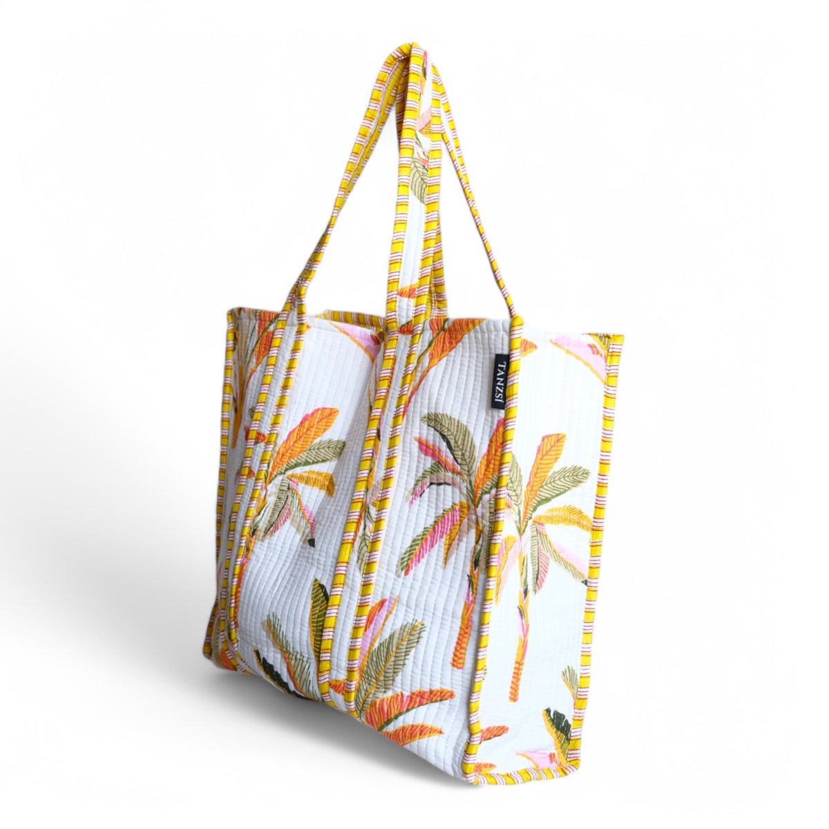 SUNSET PALM TOTE